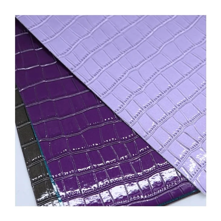 Wholesale New Embossed Eco-friendly 0.9MM PU Synthetic Furniture Leather PU Shoe Upper Material