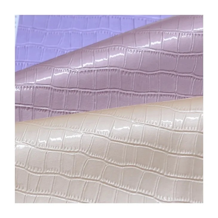 Wholesale New Embossed Eco-friendly 0.9MM PU Synthetic Furniture Leather PU Shoe Upper Material